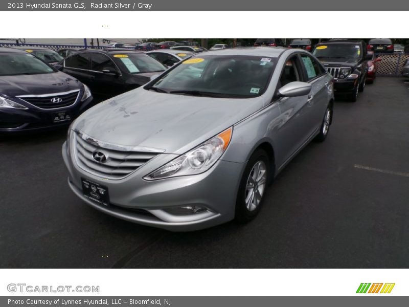 Radiant Silver / Gray 2013 Hyundai Sonata GLS