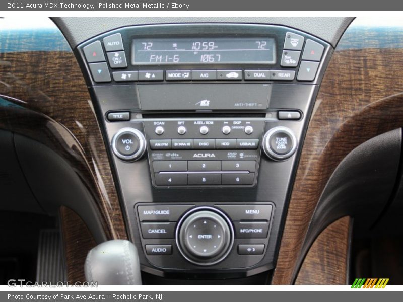 Polished Metal Metallic / Ebony 2011 Acura MDX Technology