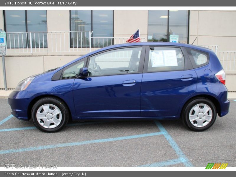 Vortex Blue Pearl / Gray 2013 Honda Fit