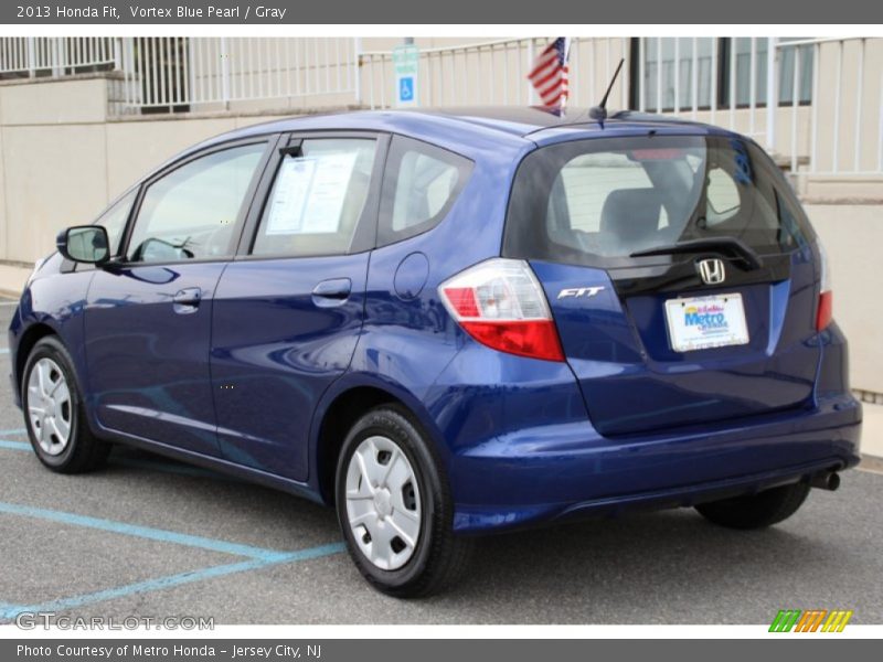 Vortex Blue Pearl / Gray 2013 Honda Fit