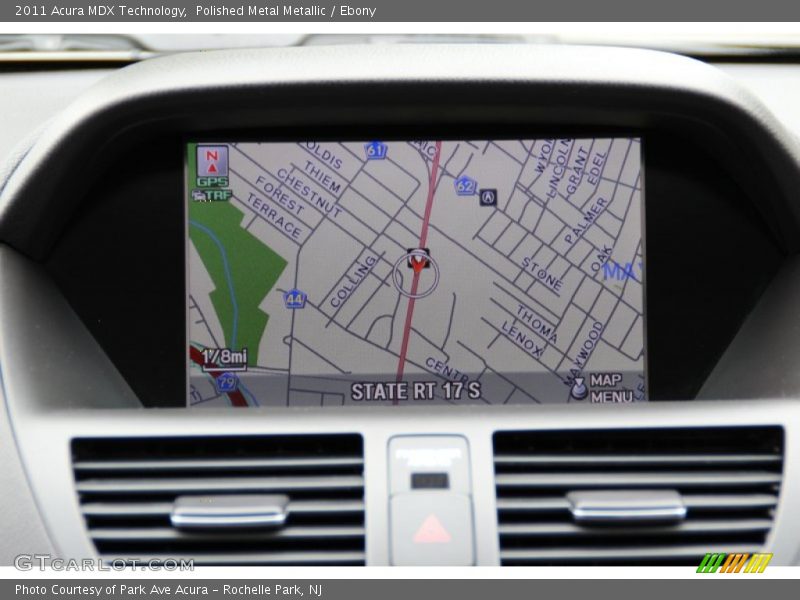 Polished Metal Metallic / Ebony 2011 Acura MDX Technology