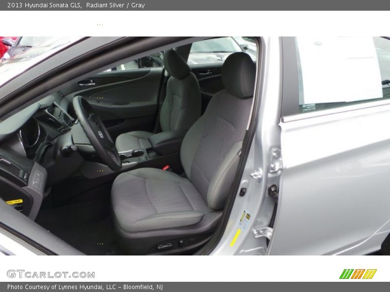 Radiant Silver / Gray 2013 Hyundai Sonata GLS