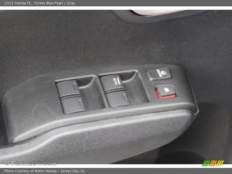 Vortex Blue Pearl / Gray 2013 Honda Fit