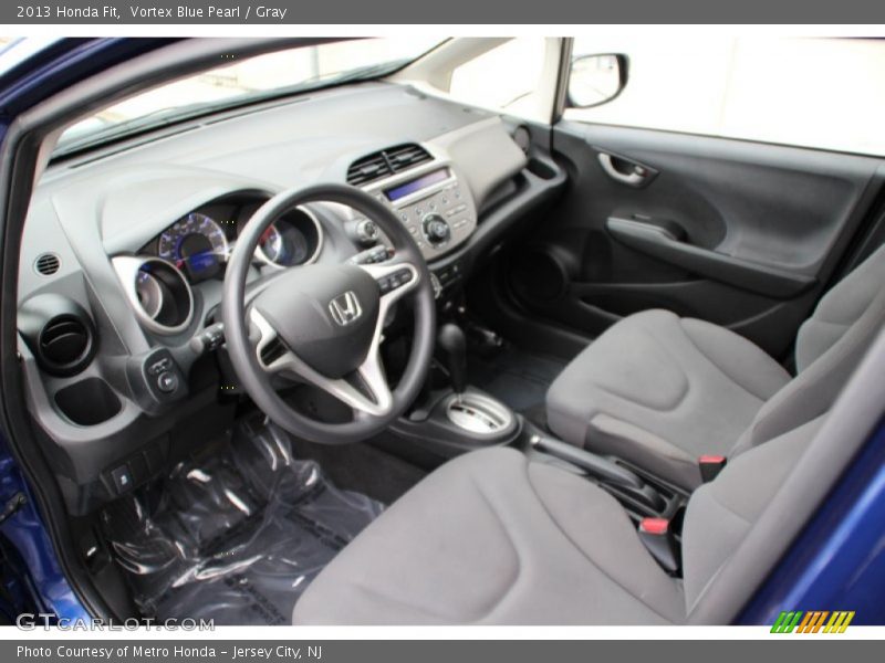 Vortex Blue Pearl / Gray 2013 Honda Fit