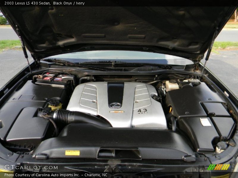 Black Onyx / Ivory 2003 Lexus LS 430 Sedan