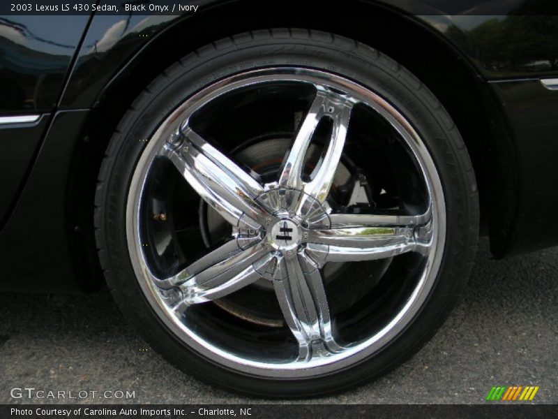 Black Onyx / Ivory 2003 Lexus LS 430 Sedan