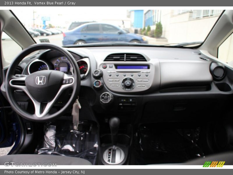 Vortex Blue Pearl / Gray 2013 Honda Fit