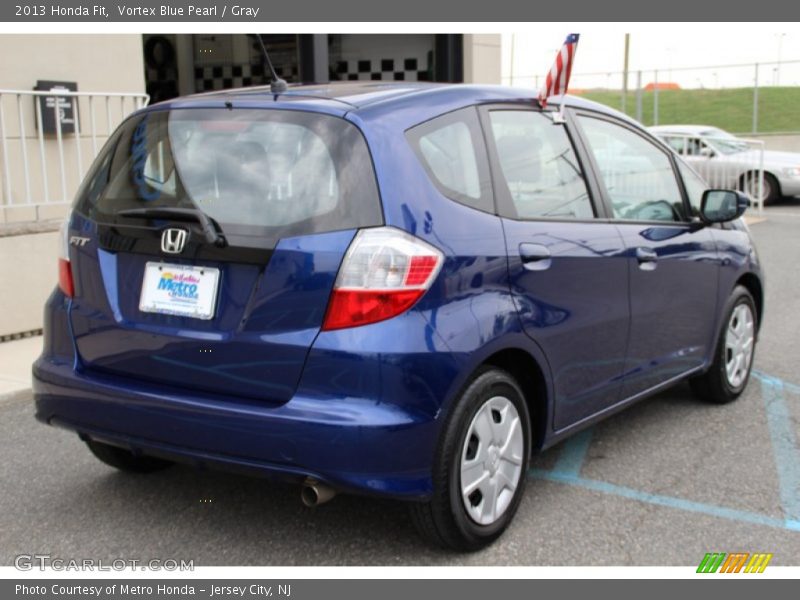 Vortex Blue Pearl / Gray 2013 Honda Fit