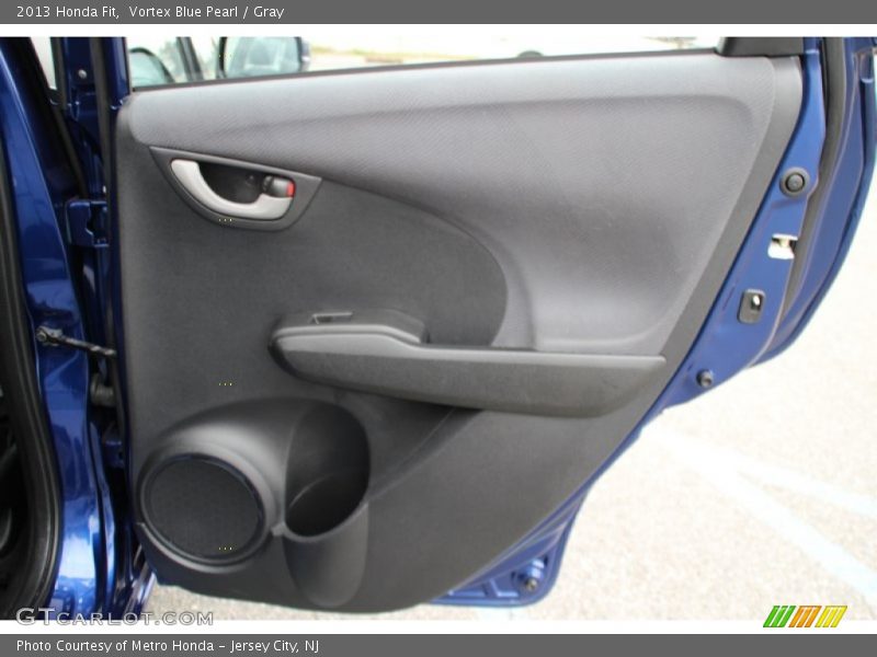 Vortex Blue Pearl / Gray 2013 Honda Fit