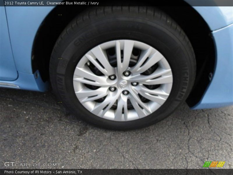 Clearwater Blue Metallic / Ivory 2012 Toyota Camry LE