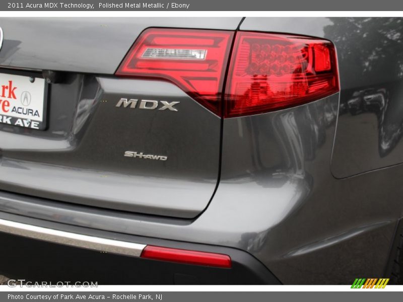 Polished Metal Metallic / Ebony 2011 Acura MDX Technology