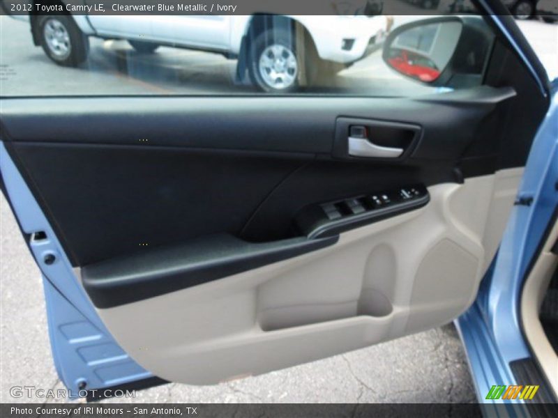 Clearwater Blue Metallic / Ivory 2012 Toyota Camry LE