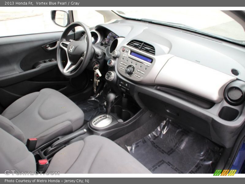 Vortex Blue Pearl / Gray 2013 Honda Fit