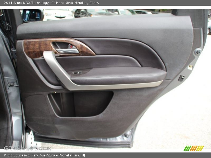Polished Metal Metallic / Ebony 2011 Acura MDX Technology