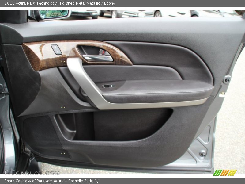 Polished Metal Metallic / Ebony 2011 Acura MDX Technology