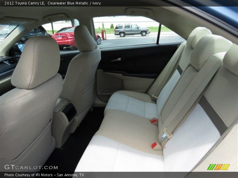 Clearwater Blue Metallic / Ivory 2012 Toyota Camry LE