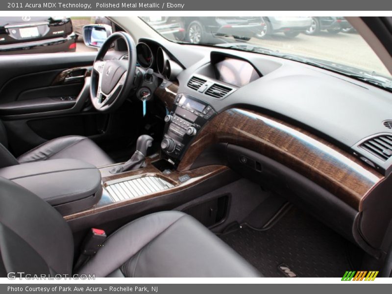 Polished Metal Metallic / Ebony 2011 Acura MDX Technology