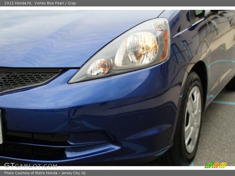 Vortex Blue Pearl / Gray 2013 Honda Fit