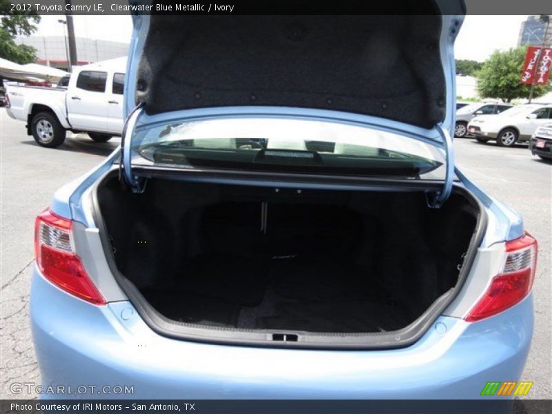 Clearwater Blue Metallic / Ivory 2012 Toyota Camry LE