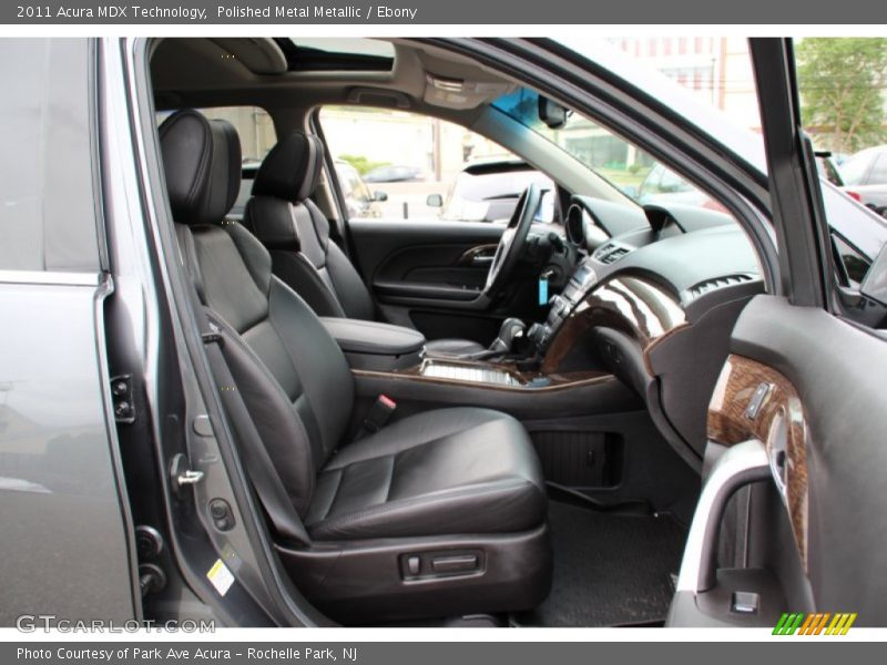 Polished Metal Metallic / Ebony 2011 Acura MDX Technology