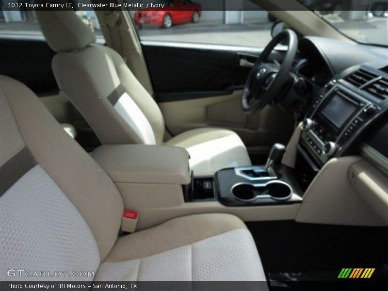 Clearwater Blue Metallic / Ivory 2012 Toyota Camry LE