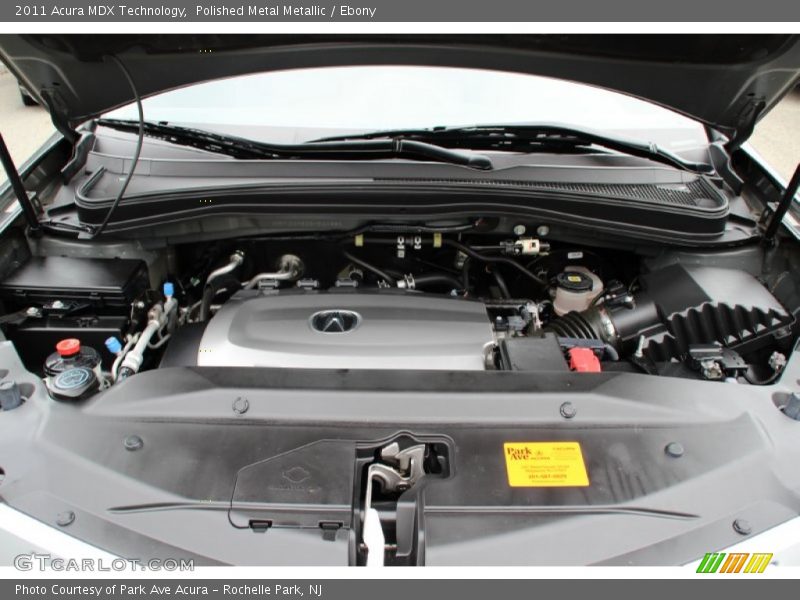 Polished Metal Metallic / Ebony 2011 Acura MDX Technology