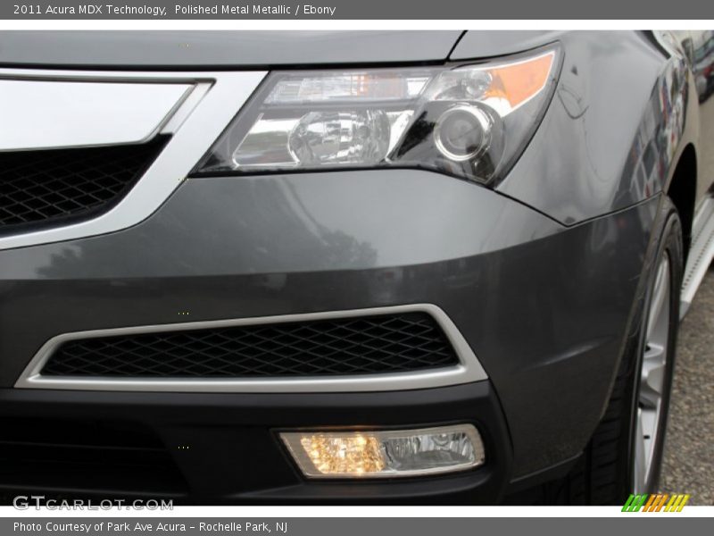 Polished Metal Metallic / Ebony 2011 Acura MDX Technology