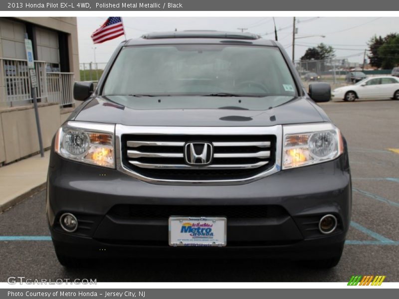 Polished Metal Metallic / Black 2013 Honda Pilot EX-L 4WD