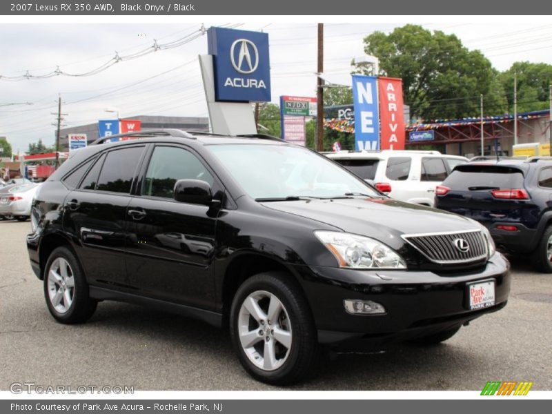 Black Onyx / Black 2007 Lexus RX 350 AWD