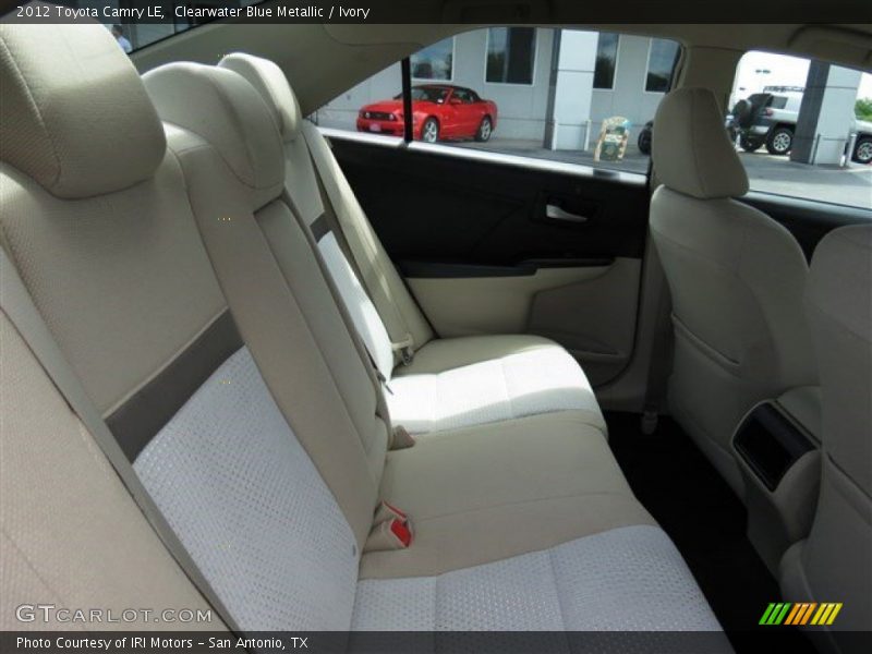 Clearwater Blue Metallic / Ivory 2012 Toyota Camry LE