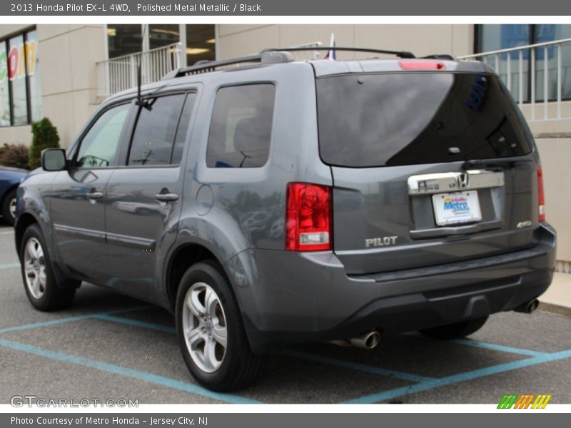Polished Metal Metallic / Black 2013 Honda Pilot EX-L 4WD