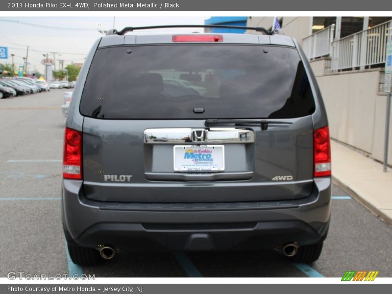 Polished Metal Metallic / Black 2013 Honda Pilot EX-L 4WD