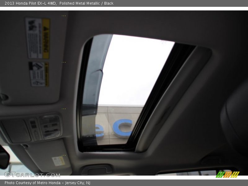 Polished Metal Metallic / Black 2013 Honda Pilot EX-L 4WD