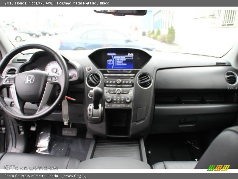Polished Metal Metallic / Black 2013 Honda Pilot EX-L 4WD