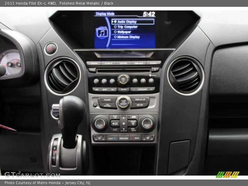 Polished Metal Metallic / Black 2013 Honda Pilot EX-L 4WD