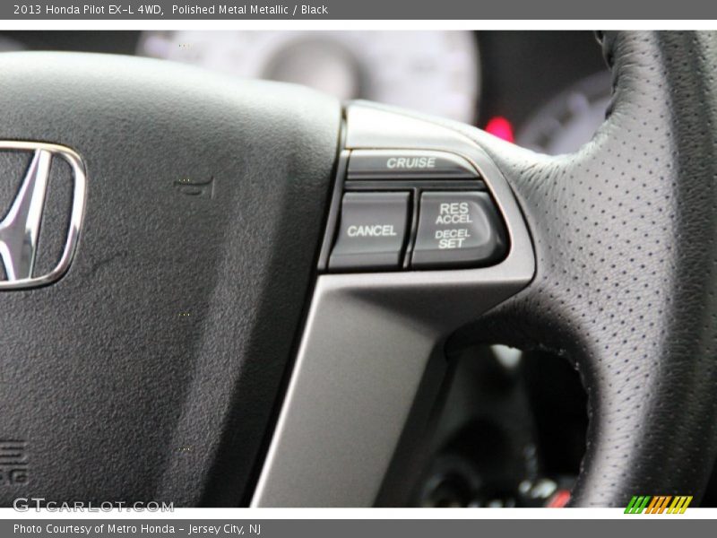 Polished Metal Metallic / Black 2013 Honda Pilot EX-L 4WD