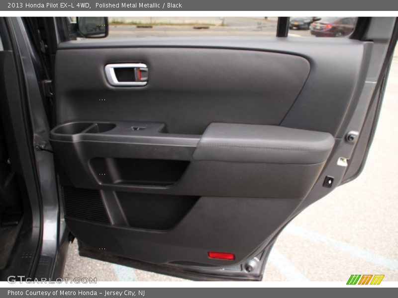 Polished Metal Metallic / Black 2013 Honda Pilot EX-L 4WD