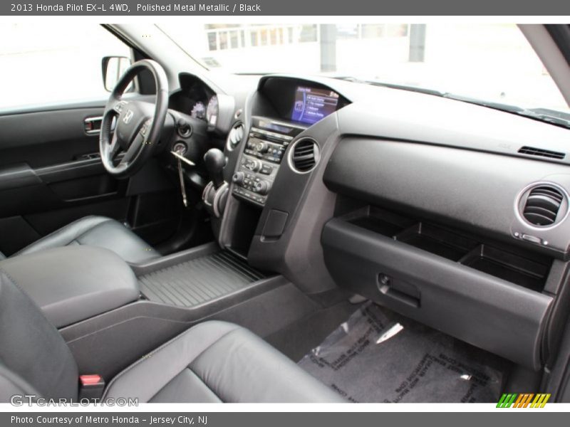 Polished Metal Metallic / Black 2013 Honda Pilot EX-L 4WD