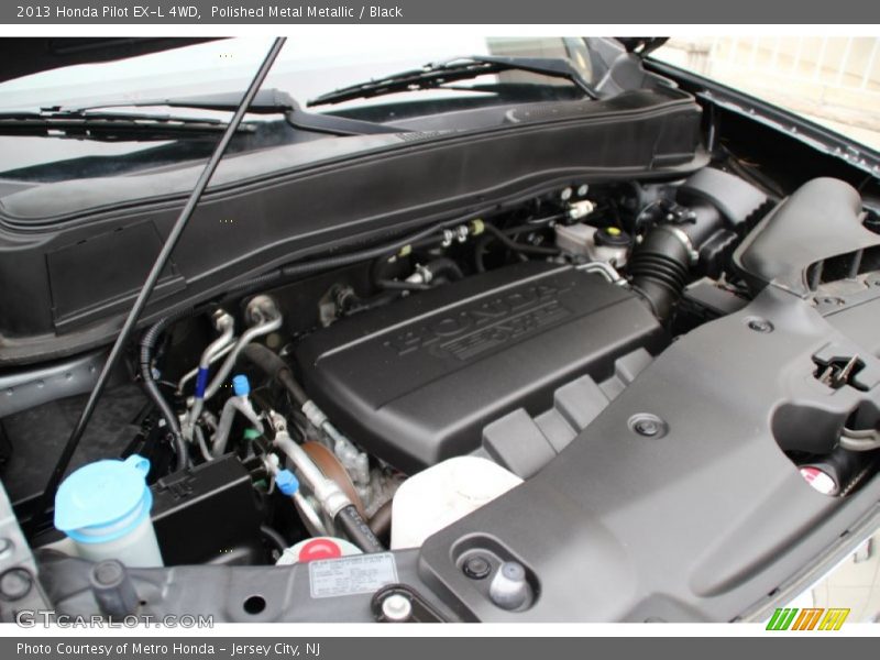 Polished Metal Metallic / Black 2013 Honda Pilot EX-L 4WD