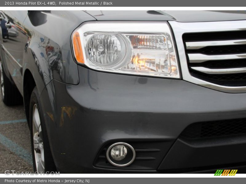 Polished Metal Metallic / Black 2013 Honda Pilot EX-L 4WD