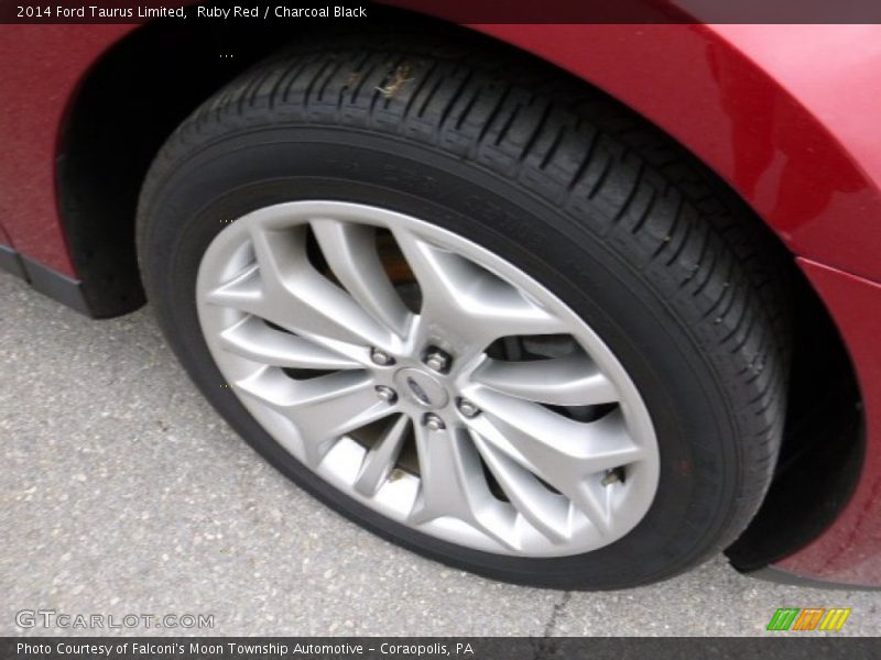 Ruby Red / Charcoal Black 2014 Ford Taurus Limited
