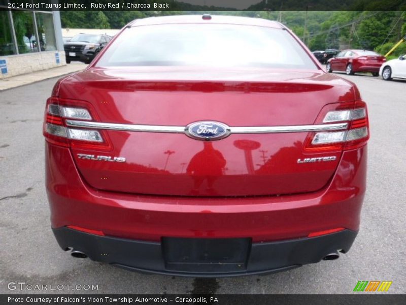 Ruby Red / Charcoal Black 2014 Ford Taurus Limited