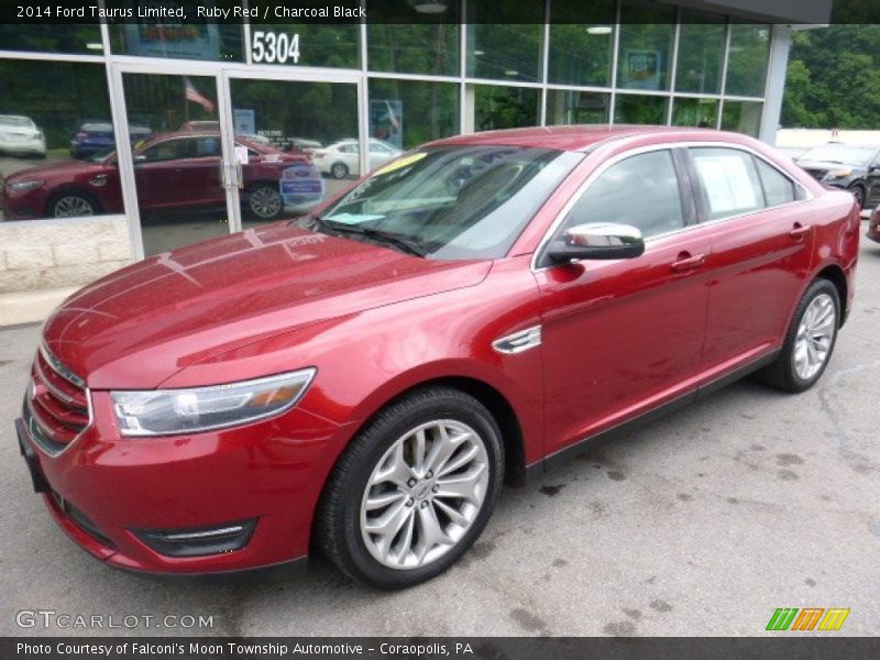 Ruby Red / Charcoal Black 2014 Ford Taurus Limited