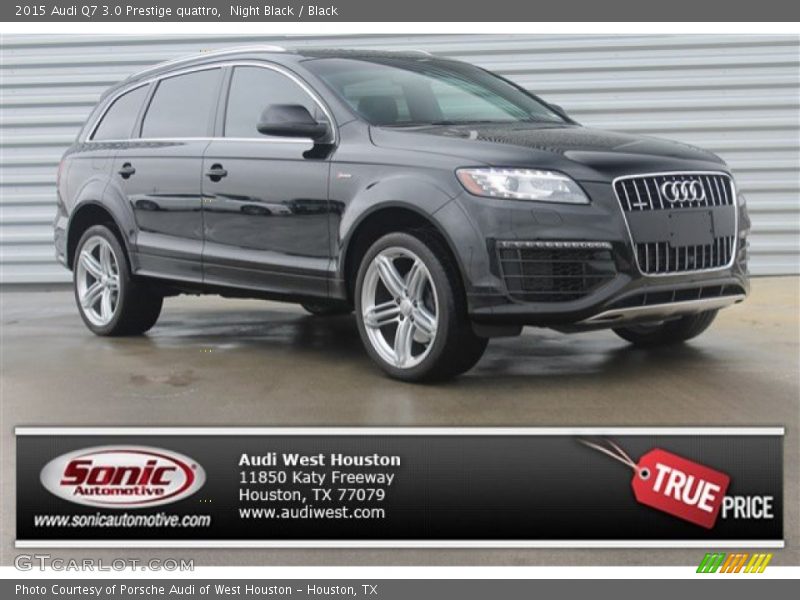 Night Black / Black 2015 Audi Q7 3.0 Prestige quattro