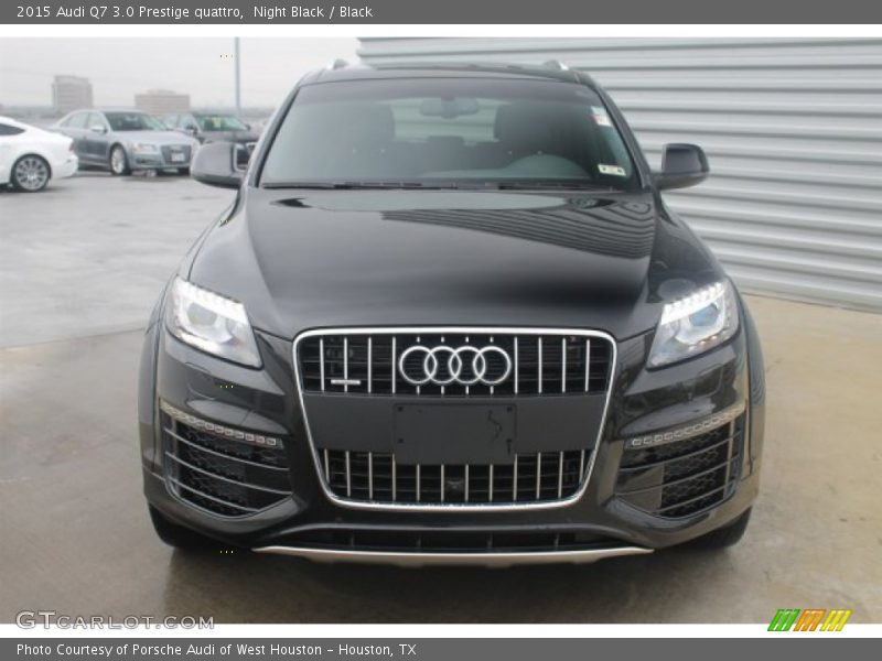 Night Black / Black 2015 Audi Q7 3.0 Prestige quattro
