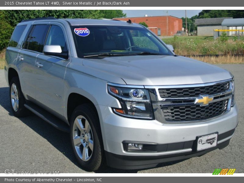 Silver Ice Metallic / Jet Black/Dark Ash 2015 Chevrolet Tahoe LT 4WD