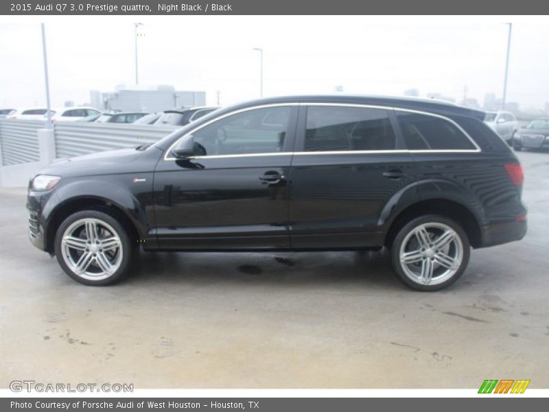 Night Black / Black 2015 Audi Q7 3.0 Prestige quattro