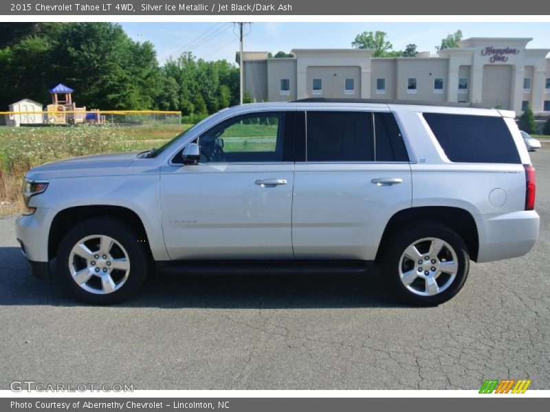 Silver Ice Metallic / Jet Black/Dark Ash 2015 Chevrolet Tahoe LT 4WD