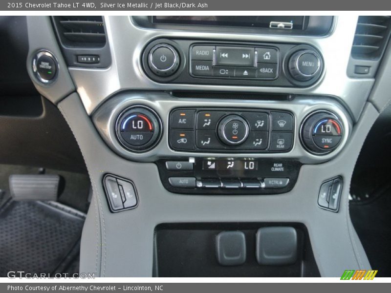Silver Ice Metallic / Jet Black/Dark Ash 2015 Chevrolet Tahoe LT 4WD