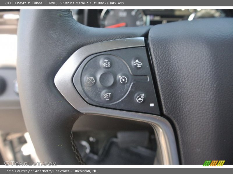 Silver Ice Metallic / Jet Black/Dark Ash 2015 Chevrolet Tahoe LT 4WD